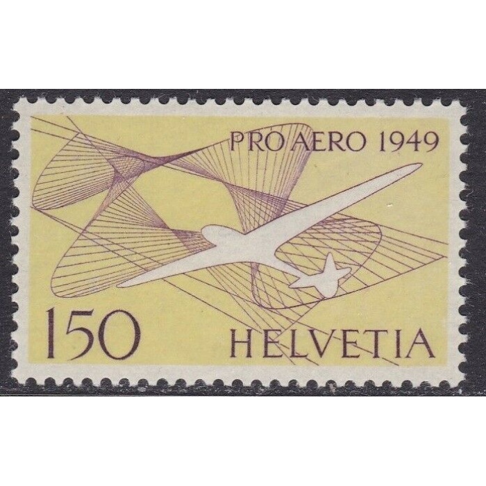 1949 SVIZZERA , Posta Aerea n° 44 Pro Aero - MNH**