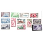 1950 BARBADOS, SG 271/282 George VI° set of 12  USED