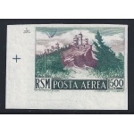 1950 SAN MARINO, Posta Aerea n. 91b Vedute MNH** NON DENTELLATO ADF