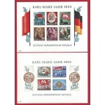 1953 DDR - BF n° 8B-9B MNH**