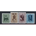 1953 LIECHTENSTEIN, n° 273/276  Quadri  4 valori MNH**