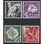 1953 MONACO, Posta Aerea , 51/54 , 4 valori , MNH**