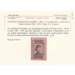 1954 CORPO POLACCO-GOVERNO DI LONDRA, PA n° 1 MNH/** Certificato Biondi DOPPIA SOVRASTAMPA RARO
