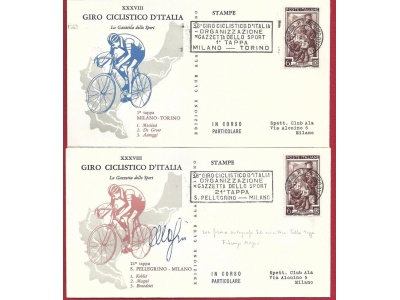 1955 REPUBBLICA - CLUB ALA GIRO DI ITALIA  DELLE 21 TAPPE