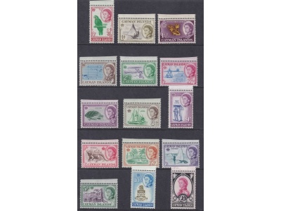 1962-64 CAYMAN ISLANDS -  SG 165/179 serie di 15 valori -  MNH**