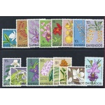 1974 BARBADOS - Yv. 373/388 - Fiori - 16 valori - MNH**
