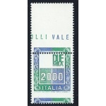 1979 Repubblica, Alti valori Lire 2.000 VARIETA' SIRACUSANA MANCANTE