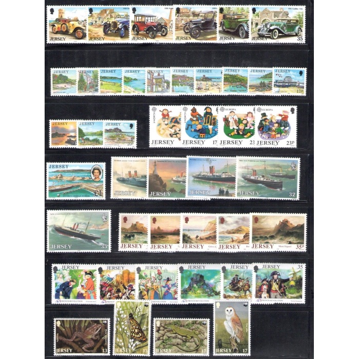 1989 Jersey Annata completa - complete year - 44 val. n. 451/494 - MNH**