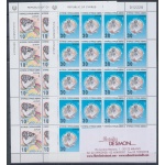 1995 EUROPA CEPT Cipro 2 Minifogli "Pace e Libertà" MNH**