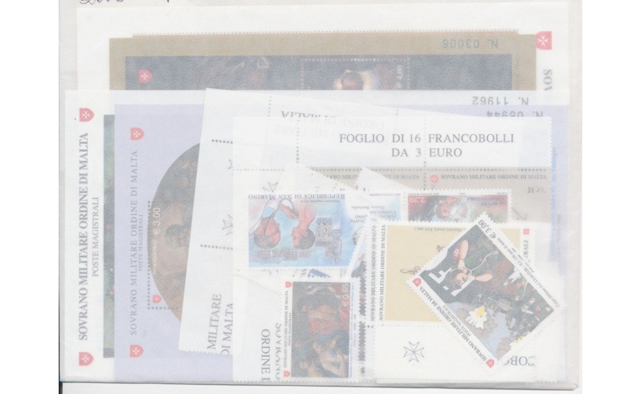 2006  Smom, Annata completa , francobolli nuovi , 26 valori + 4 Foglietti - MNH**