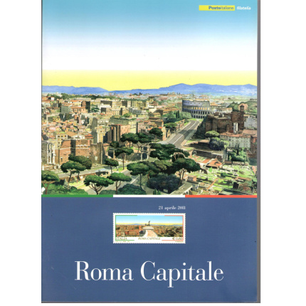 2011 Italia - Repubblica , Folder - Roma CapitaleI n° 260 MNH**