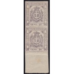 1859 MODENA GOVERNO PROVVISORIO, n° 16b 20 cent. lilla scuro MLH/* Cert. Bolaffi