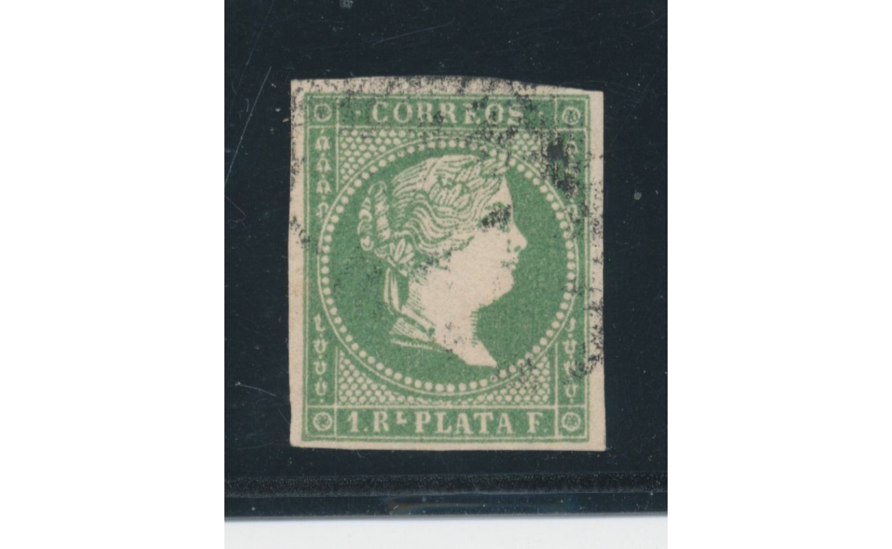 1865 SPAGNA - n. 69  USATO Effige della Regina Isabella II