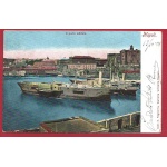 1908 NAPOLI - Il porto militare VIAGGIATA