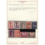 1929 Belgio - COB n. 272A/272K - Abbazia di Orval - "Soprastampati £ incoronata" - 9 valori  - MNH**