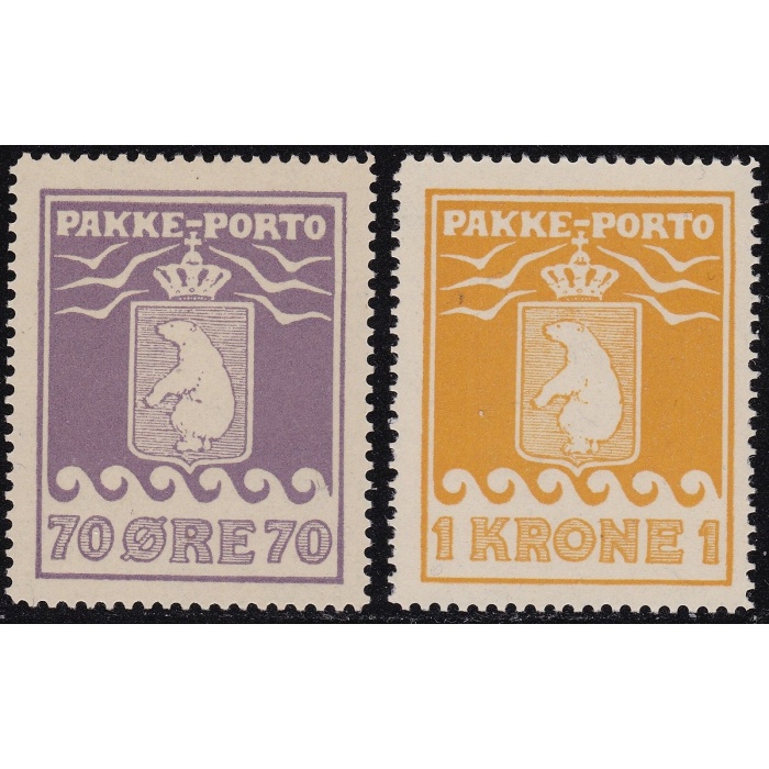 1930 GROENLANDIA , Pacchi Postali 10/11  MNH/**