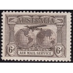 1931 AUSTRALIA - SG 139 6d. sepia  MNH/**