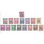 1934-41 SARAWAK - SG n° 120/125  6 valori in Dollari  USATI