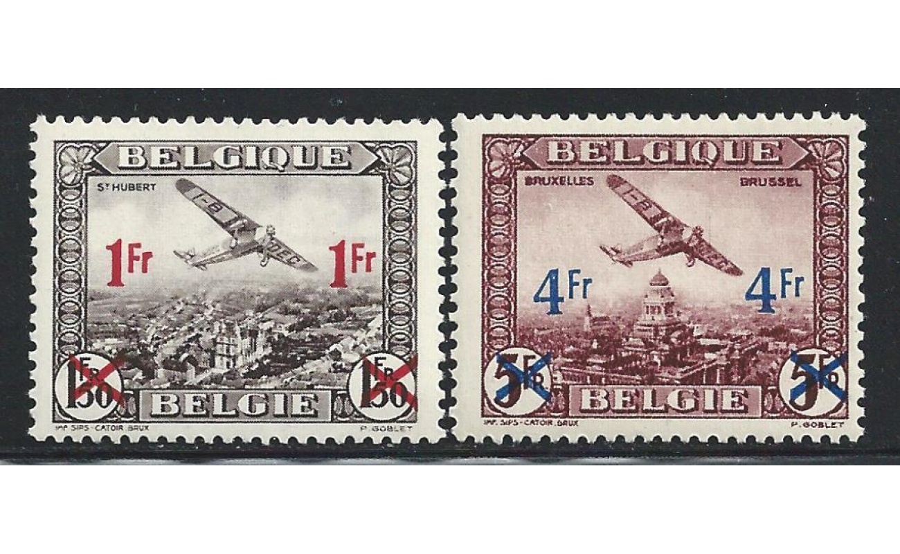 1935 Belgio - Posta Aerea n. 6/7 - 2 valori - MNH**