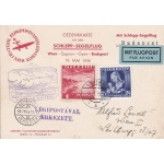 1936 AUSTRIA , Vienna - Budapest Cartolina Speciale Muller 208