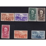 1936 ETIOPIA, n° 1/7  Effige di Vittorio Emanuele III , Sette valori MNH/**