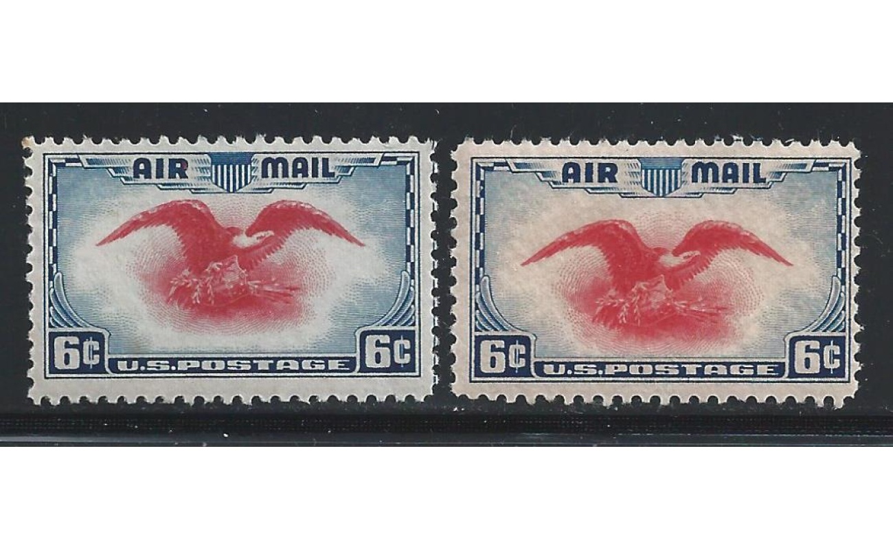 1938 Stati Uniti , Posta Aerea 23+23a 2 valori MNH ** GOMMA INTEGRA