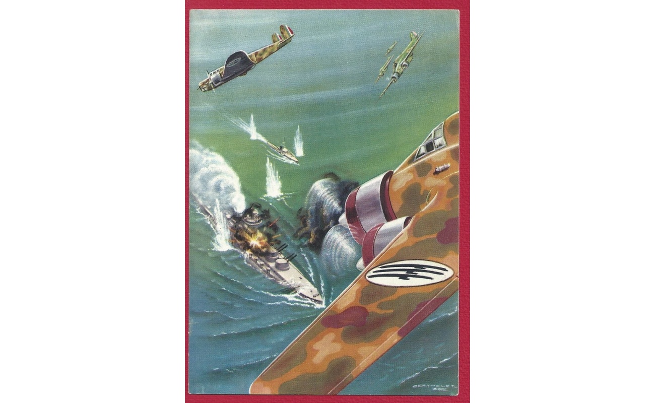 1941 Arma aeronautica n° 7 Illustratore Berthelet NUOVA