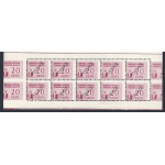 1944 RSI, Casalecchio di Reno CEI n° 7 20 c. rosa Blocco di 12 con le Matrici