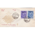 1950 TRIESTE A - n° 73/74 Anno Santo -  VENETIA  NON VIAGGIATA