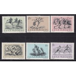 1952 LUSSEMBURGO  - n° 455/460 6 valori  MNH/**