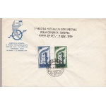 1956 Repubblica di Italia, n° 803/804 su busta NON VIAGGIATA