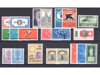 1962 Italia Repubblica, francobolli nuovi , Annata completa 21 valori , MNH**