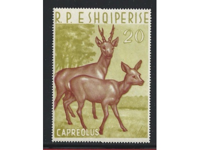 1963 ALBANIA - Squiperia , BF 15  Capriolo - Animali  MNH**