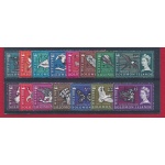 1966-67 BRITISH SOLOMON, Yv 133/147 15 valori MNH**