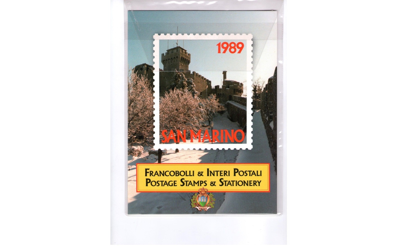 1989 San Marino Libro Ufficiale Annuale delle emissioni Filateliche MNH**