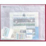 1990 San Marino , Annata Completa , francobolli nuovi  30 valori + 1 Foglietto - MNH**