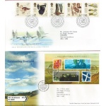 1996-2006 Gran Bretagna, Lotto 140 Buste - Valore usato euro 1470