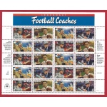 1997 USA n. 2975/2978 allenatori di calcio Foglio di 25 valori MNH**