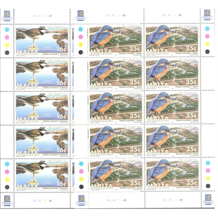 1999 EUROPA CEPT Malta 2 Minifogli 10 val "Parchi Naturali"  MNH**