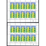 2000 EUROPA CEPT Armenia 2 Minifogli 10 val "Giovani e Futuro" MNH**