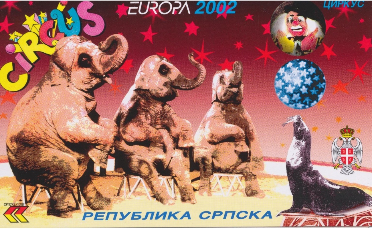 2002 EUROPA CEPT Bosnia Serba Libretto "Circo" MNH**