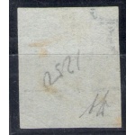 1851-52 Toscana, n° 5, 2 crazie azzurro chiaro su grigio, firmato Alberto Diena