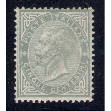 1866 Regno Italia, n° 16T ,Vittorio Emanuele II , 5 cent verde , Tiratura di Torino , MNH** Raybaudi Oro Centrato