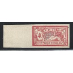 1900 FRANCIA  n. 119 40 c. rosso e blu NON DENTELLATO MNH** Firmato Brun