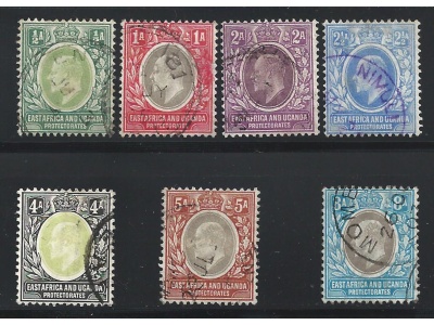 1903-04 EAST AFRICA AND UGANDA - SG 1/4 + 6/8   USED