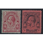 1913-21 TURKS AND CAICOS, n° 138/139 2 valori MLH/*