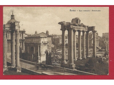 1919 ROMA, Foro romano VIAGGIATA