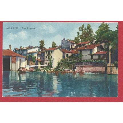 1920ca ISOLA BELLA, Lago Maggiore NUOVA con scritte al verso