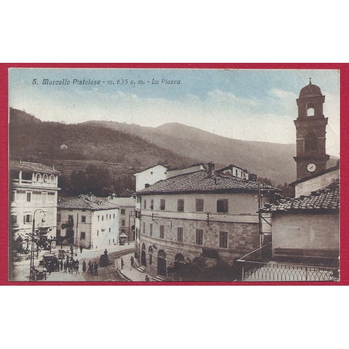 1930 San Marcello Pistoiese - La Piazza VIAGGIATA