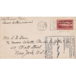 1935 Cuba, PRIMER TREN  AEREO INTL HABANA - MIAMI   Muller n° 123